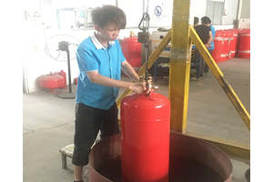 七氟丙烷氣體滅火裝置現場組裝