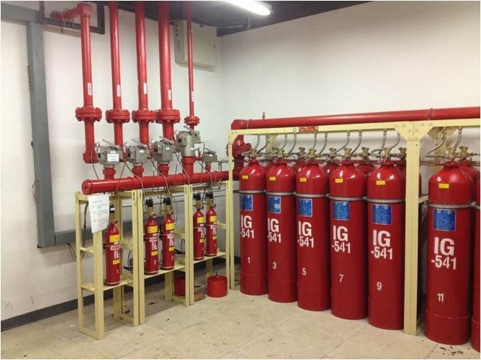 IG541氣體滅火系統(tǒng)地下室消防案例展示